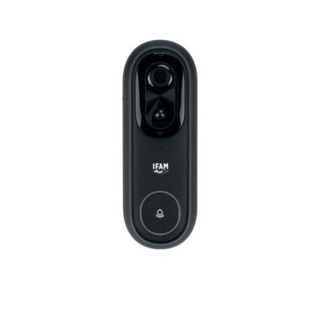 IB1 Smart ringeklokke Sort